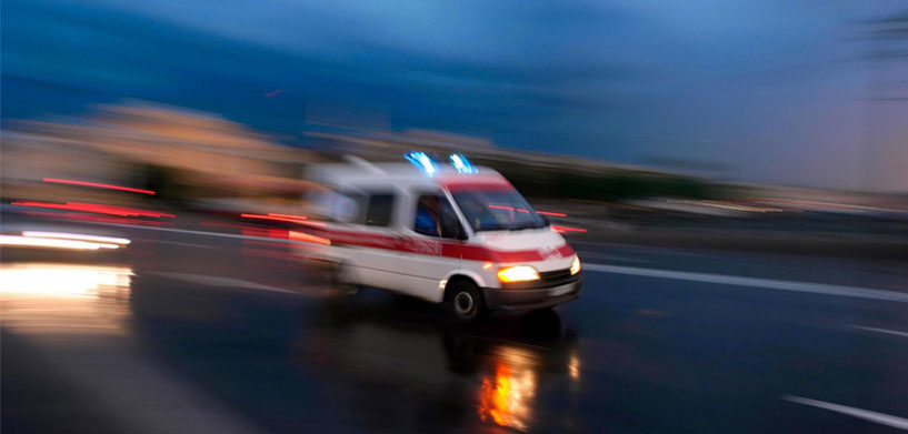 A Blurred Ambulance