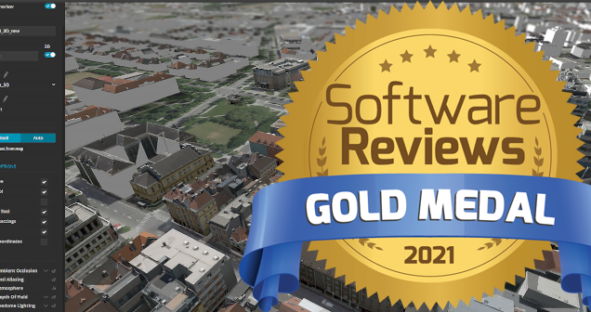 Hexagon’s Geospatial Division Wins Gold in SoftwareReviews’ 2021 GIS Data Quadrant
